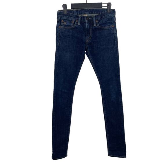 Ralph Lauren Double RL Mens Jeans Size 25 Dark Wash Skinny Fit Vintage Rinse - Picture 1 of 16